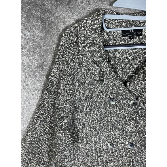 Carole Little Wool Silk Double Breasted Cardigan Sweater Vintage Womens Small - Picture 5 of 13